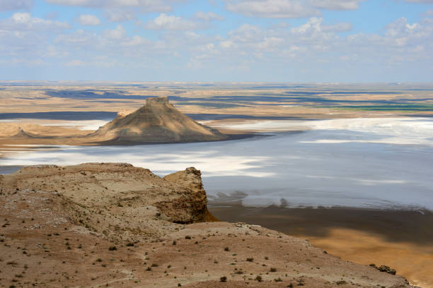 istock On the Ustyurt Plateau. Karyndzharyk hollow. 857416042