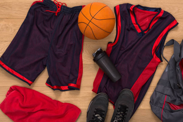 istock Basketball player outfit top view 857418874