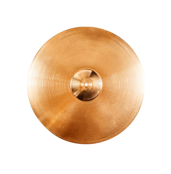 cymbal isolated on white cymbal isolated on white drum percussion instrument stock pictures, royalty-free photos & images