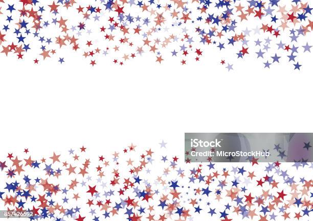 Étoiles De Couleur Drapeau Américain Couleurs Sur Fond Blanc Vecteurs libres de droits et plus d'images vectorielles de Journée du souvenir