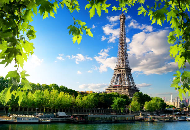 istock Seine in Paris with tower 857429312
