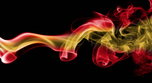 istock Spain national smoke flag 857430626