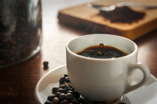 istock Drop in a cup of coffee 857433136