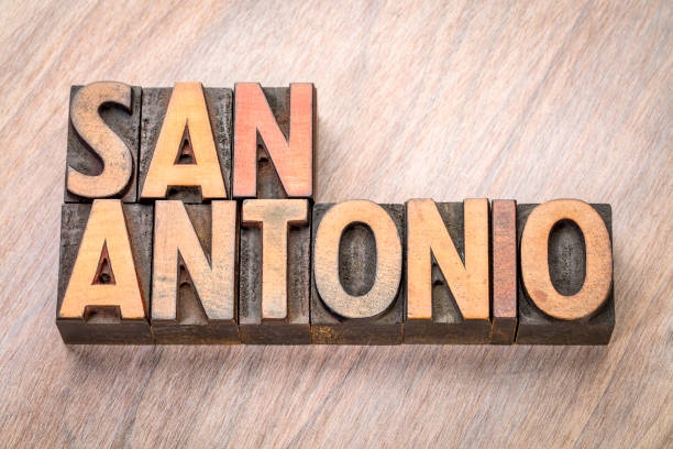 istock San Antonio word abstract in letterpress wood type 857433584