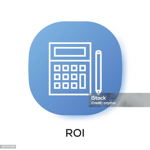 Roi App Icon Stock Illustration - Download Image Now - Arts Culture and Entertainment, Award, Blue