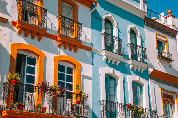 Residential buildings in Seville, Spain.