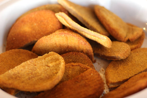 istock Chicken schnitzels in the  breadcrumbs. Hot and Fresh 857460588