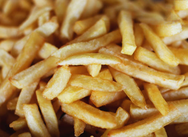 istock French fries. Yellow, crisp, many 857460666