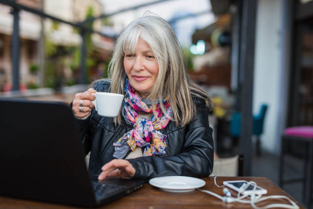 istock Successful businesswoman drinking coffee 857463464