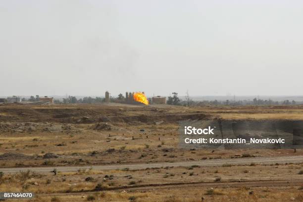 Baba Gurgur Oil Field Near Kirkuk Iraq Stock Photo - Download Image Now - Kirkuk, Crude Oil, Iraq