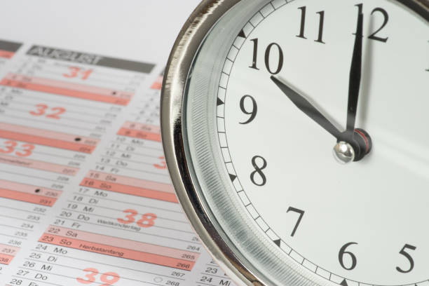 istock An alarm clock and a calendar 857468752