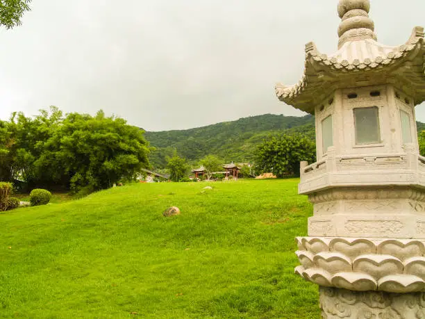 Mountain view at Nanshan park Haianan