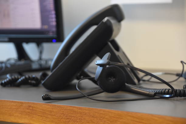 istock A telephone stand in the office 857484852