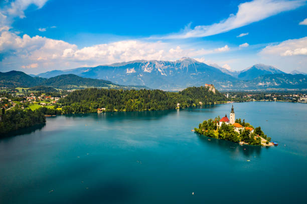 istock Slovenia - resort Lake Bled. 857505414