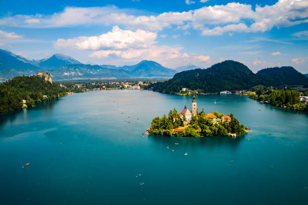 istock Slovenia - resort Lake Bled. 857505476