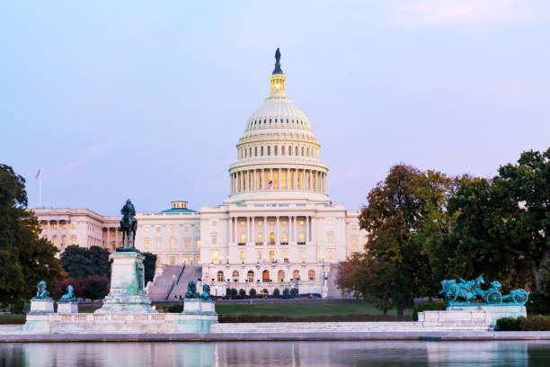 istock The United States capitol builing on evening. 857514436