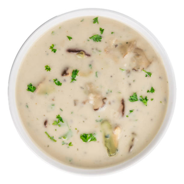 istock Porcini Soup isolated on white 857518956