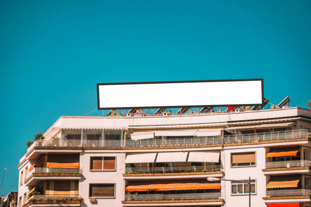 istock Billboard on top of building 857522690