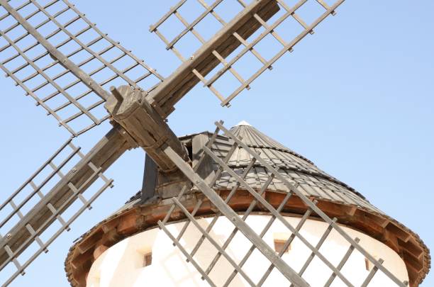 istock Wooden blades of windmills 857522816