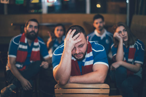 istock Disappointed sport fans 857526980