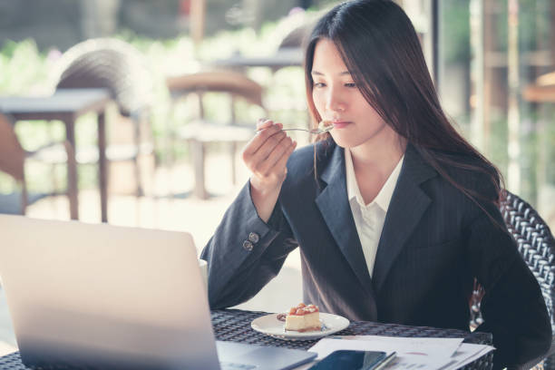 istock Young businesswoman on a coffee break . 857530666