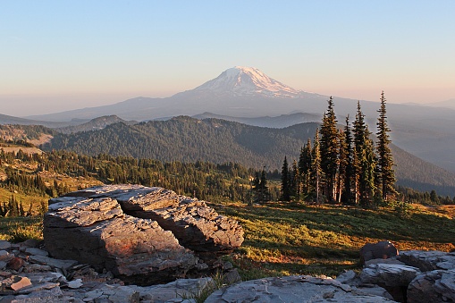 Mount Adams from the Goat Rocks Wilderness, Washington