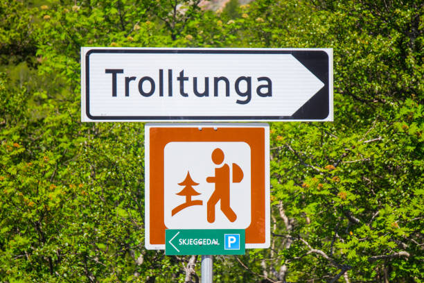 istock The summer trip to Trolltunga (The Troll's tongue) in Odda ( Ringedalsvatnet lake, Norway 857540500