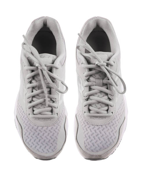sport running shoes isolated on white background - wolk imagens e fotografias de stock