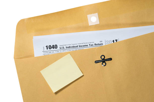 istock Tax Day reminder for April 17 on envelope 857549856