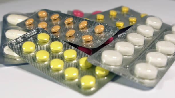 istock a set of various tablets and capsules in blisters 857552842