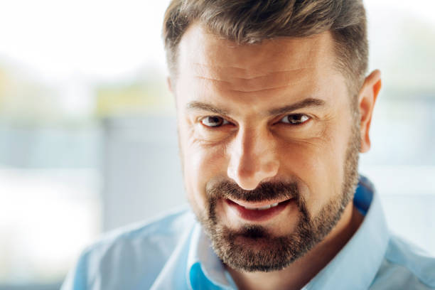 istock Portrait of handsome man that looking forward 857562296