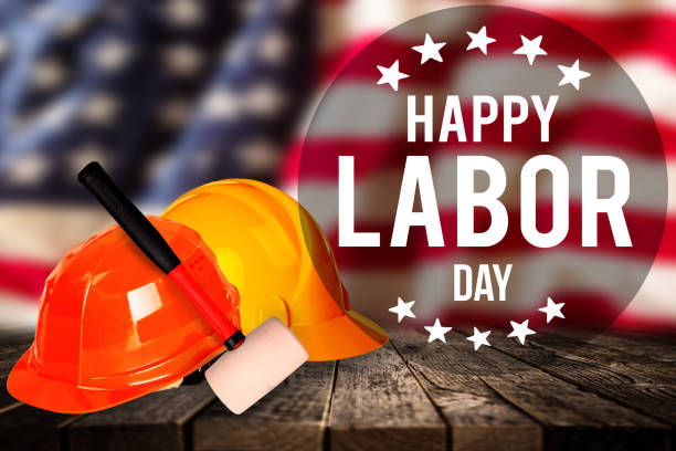 istock Labor day banner, patriotic background 857566322