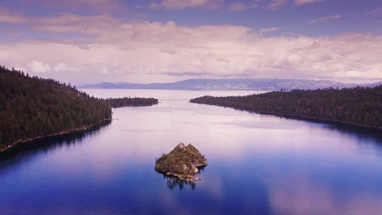 Emerald Bay, Lake Tahoe - Aerial View