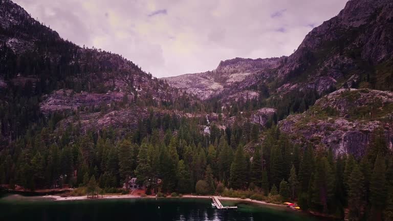 Emerald Bay Shore, Lake Tahoe - Aerial View