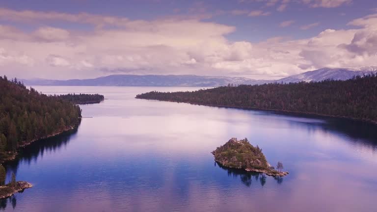 Emerald Bay, Lake Tahoe - Aerial View