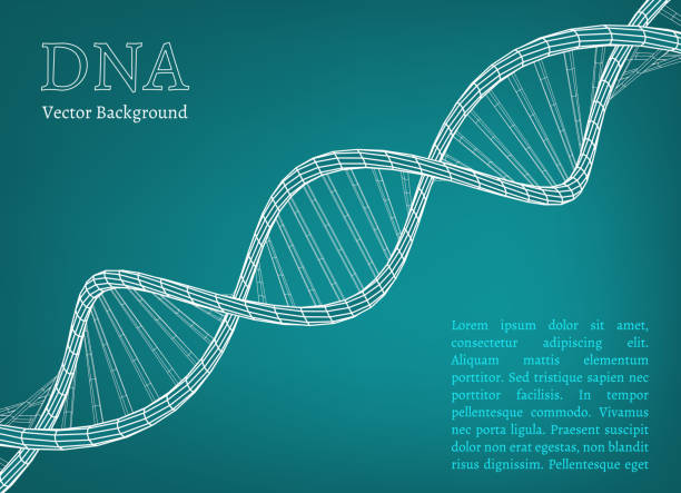 dna 분자 이미지 - abstract dna backgrounds education stock illustrations