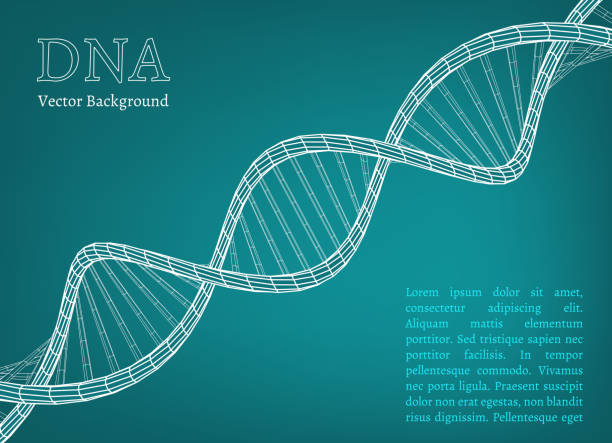 молекула днк изображение - abstract dna backgrounds education stock illustrations