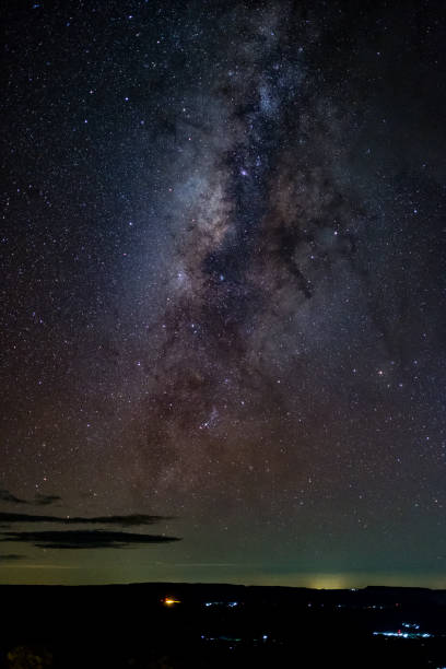 istock milky way galaxy, Long exposure photograph, with grain. 857581346