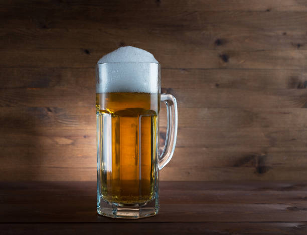 istock Glass of golden beer 857582696