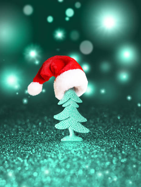 istock Christmas tree and Christmas decoration background 857585216