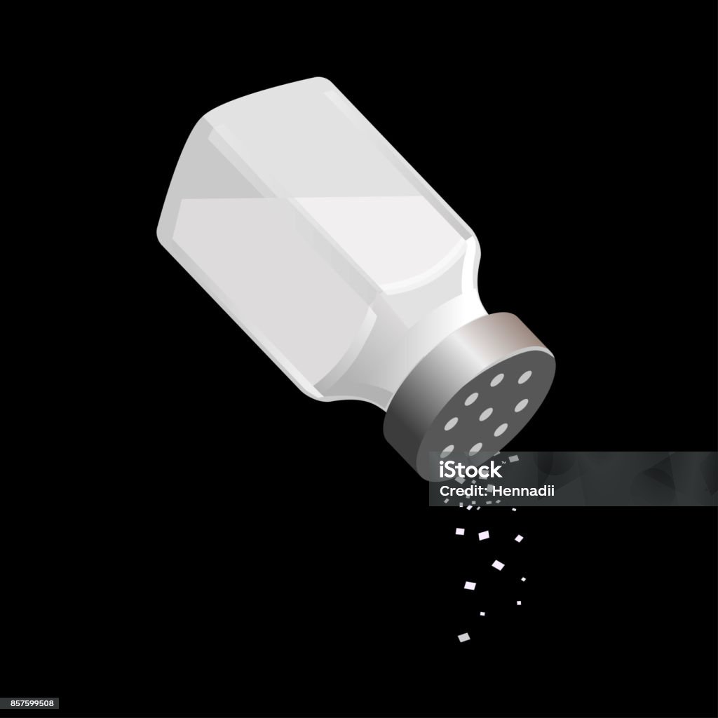 Salt Spreader Vector Salt Shaker Vector Stock Illustration - Download Image Now - Salt ...