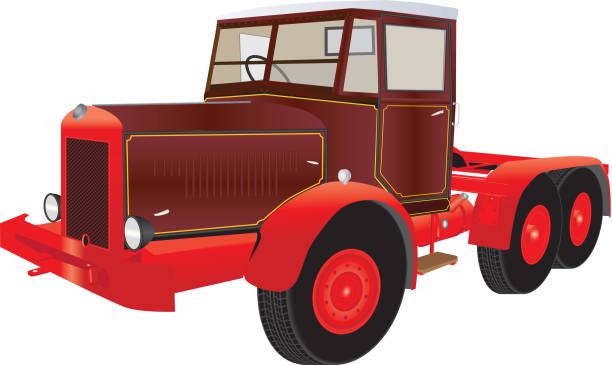 istock Vintage Articulated Truck 857613416