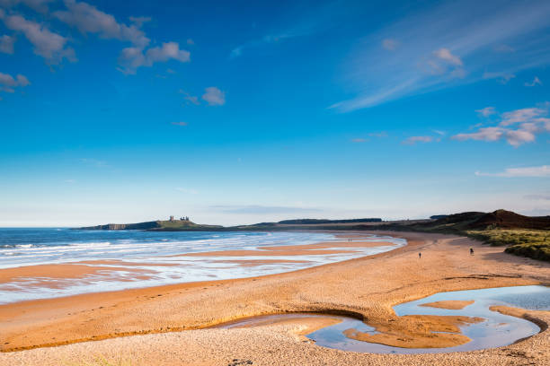 istock Embleton Burn snakes across Embleton Beach 857617936