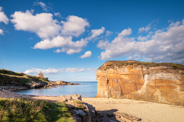 strand von grollen kern - area of outstanding natural beauty stock-fotos und bilder