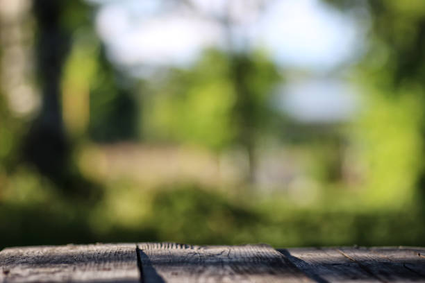 istock background table wooden outdoor bokeh 857617996