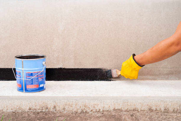 istock bitumen waterproofing of the foundation 857627404