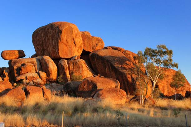 istock The Devils Marbles, a rock formation in outback Australia 857631352