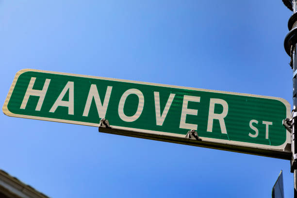 istock street sign Hanover in Boston, 857667284