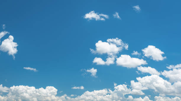 istock Wonderful blue sky and white clouds panorama 857668280