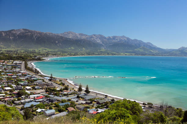 istock Scenic Kaikoura Township and Mountains 857673976
